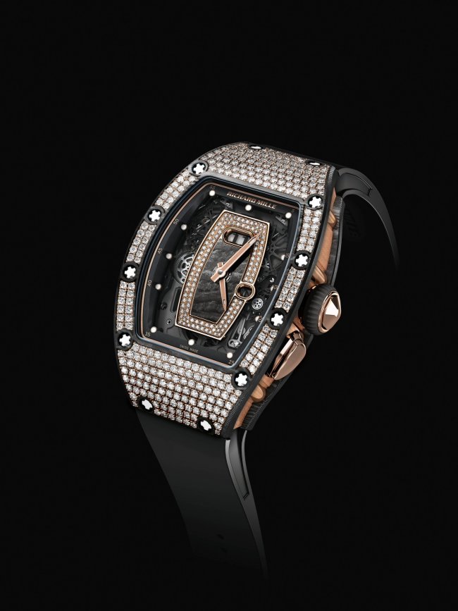 Replica RICHARD MILLE RM 037 Gem-Set NTPT Carbon watch